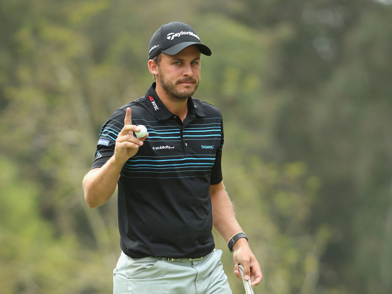 Myerscough College alumnus Chris Hanson, who went from Myerscough student to professional golfer and a place on the European Tour leaderboard.