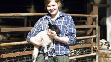 Image for news article: Myerscough spring into action for Lambing Season