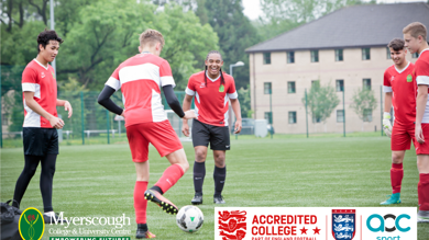 Image for news article: Myerscough gain England Football ‘Accredited College’ status