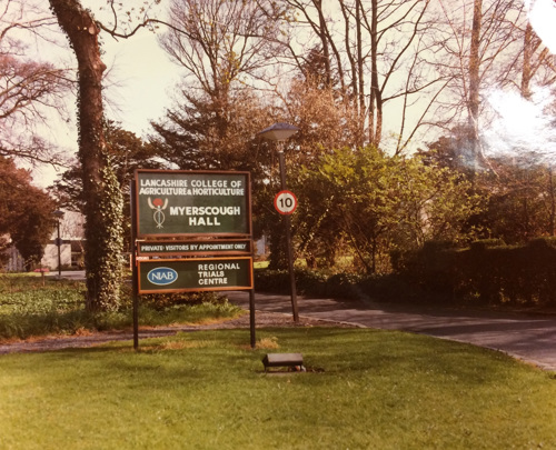 Bilsborrow campus entrance 1969